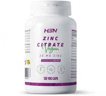 HSN Zinc citrate (25mg zinc) - 120 veg caps