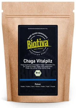 Biotiva Chaga Pilz Pulver Bio ( ,92 EUR/kg)
