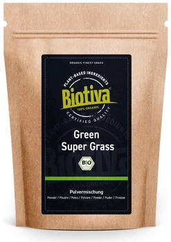 Biotiva Green Super Gras Pulver 400g aus biologischem Anbau