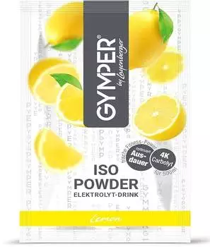 Gymper Iso Powder Elektrolyt- Drink Lemon, 1 Portion
