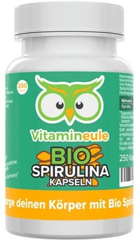 Vitamineule Bio Spirulina Kapseln 250 Stk.