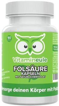 Vitamineule Folsäure Kapseln 90 Stk.