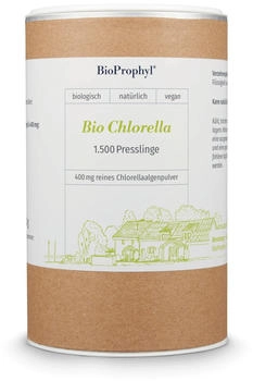 BioProphyl ® BIO Chlorella - 400 mg Chlorella Algenpulver aus kontrolliert biologischem Anbau - 1500 Presslinge