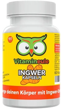 Vitamineule Ingwer Kapseln mit 500 mg Extrakt 60 Stk.