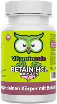 Vitamineule Betain HCL Kapseln 90 Stk.