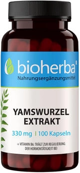 Bioherba Yamswurzel Extrakt 330 mg 100 Kapseln