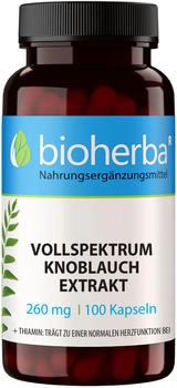 Bioherba Vollspektrum Knoblauch Extrakt 260 mg 100 Kapseln