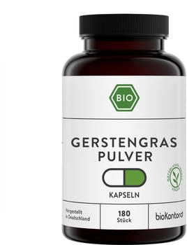 bioKontor Gerstengras Kapseln BIO 180 Stück