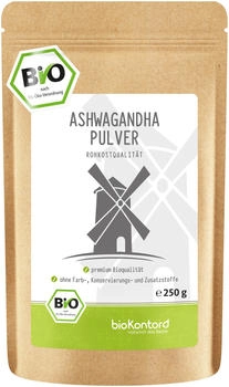 bioKontor Ashwagandha Pulver BIO 250g