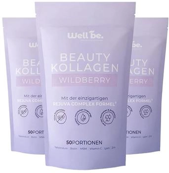 Well be. Beauty Kollagen Wildberry Pulver 3x250g