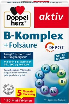 Doppelherz B Komplex + Fols&auml;ure Depot (150 Stk.)