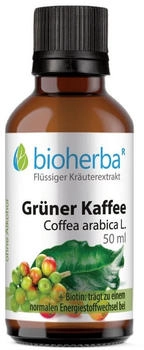 Bioherba Gr&uuml;ner Kaffee Coffea arabica L. Tropfen Extrakt 50 ml