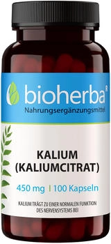 Bioherba Kalium (Kaliumcitrat) Kapseln 100 Stk.