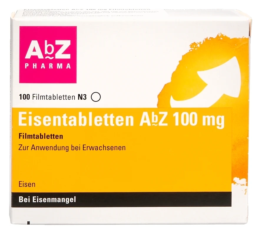 Eisentabletten 100 mg Filmtabletten (100 Stk.)