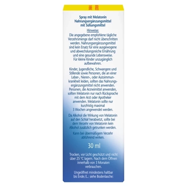 Doppelherz Aktiv Melatonin Spray, Minze