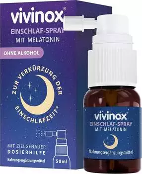 Vivinox Einschlaf-Spray mit Melatonin, Lavendel