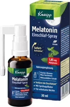 Kneipp Melatonin Einschlaf- Spray 1,85 mg, Zitronen- Minze Kneipp