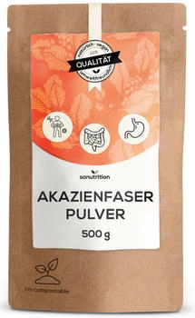 Sanutrition reines Akazienfaserpulver 500 g Pulver