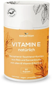 Sanutrition Vitamin E natürlich 400 IE pro Kapsel 60 Stk.