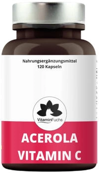 VitaminFuchs Acerola Vitamin C Kapseln 120 Stk.