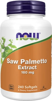 Now Foods Saw palmetto extract 160 mg (240 softgels)