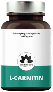 VitaminFuchs L-Carnitin 500mg Kapseln 100 St