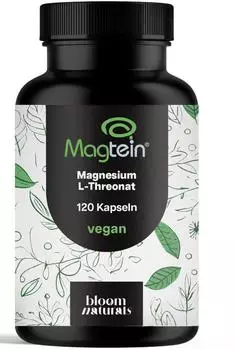 bloom naturals Magtein Magnesium L-Threonate Kapseln 120 Stk.