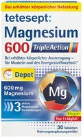 Tetesept Magnesium 600 Triple Action Filmtabletten 30 St