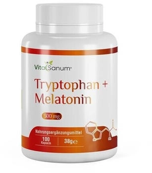 Vitasanum Tryptophan-Melatonin 100 St Kapseln