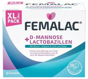 Apogepha Femalac D-Mannose + Lactobazillen Pulver Beutel 28 Stk.