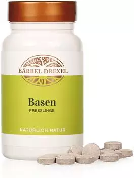 Bärbel Drexel Basen Tabletten mit Calcium + Magnesium + Zink + Chrom + Kupfer (180 Stk) Herstellung Deutschland Basische Ernährung Säure-Basen-Haushalt ®