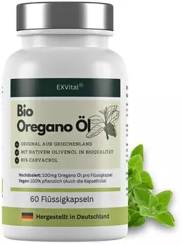 EXVital Bio Oregano Öl 60 Kapseln