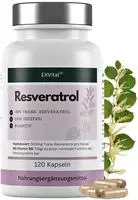 EXVital&reg; Resveratrol Kapseln, 500mg pro Kapsel, vegan 74 g
