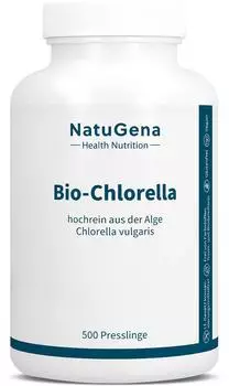 NatuGena Bio Chlorella aus der Alge Chlorella vulgaris Presslinge