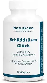 NatuGena SCHILDDR&Uuml;SENGl&uuml;ck Jod+Selen+L-Tyrosin Kapseln 180 St