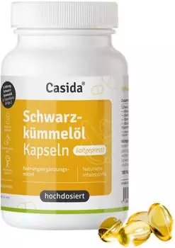 Casida SCHWARZK&Uuml;MMEL&Ouml;L Kapseln 3000 mg hochdosiert 180 St
