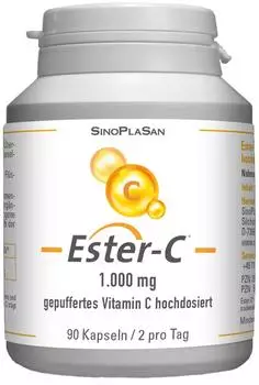 Sinoplasan Ester-C 1000 mg gepuffertes Vitamin C hochdos.HKP 90 St Hartkapseln