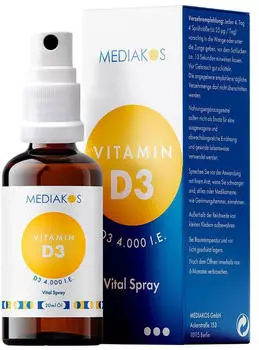 Mediakos GmbH Vitamin D3 4000 I.E. Mediakos Vital Spray