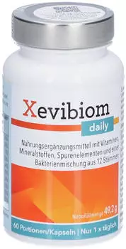 Laktonova XEVIBIOM daily 12 Bakterienkultur.+21 Vitamine Kps 60 St