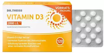Dr. Theiss Naturwaren GmbH Vitamin D3 2000 I.E. Tabletten