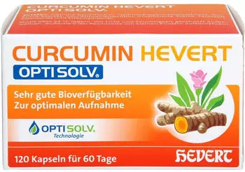 Hevert Curcumin Optisolv Kapseln 120 Stk.