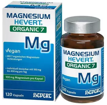 Hevert Magnesium Organic 7 Kapseln 120 St