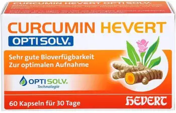Hevert Curcumin Optisolv Kapseln 60 Stk.