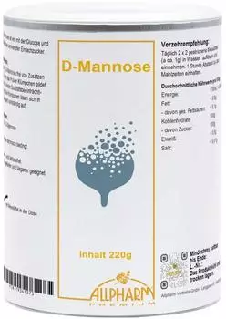 Allpharm D-Mannose Premium Pulver 220 g