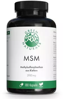 Heilpflanzenwohl GREEN NATURALS MSM 2100 mg vegan hochdosiert Kaps. 180 St