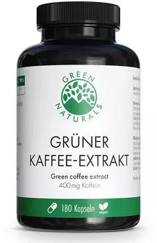 Heilpflanzenwohl Green Naturals Gr&uuml;ner Kaffee-Extr.100% Koffein Kps 180 St Kapseln
