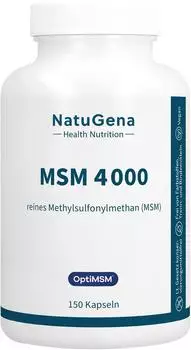 NatuGena MSM 4000 Kapseln vegan 150 stk