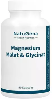 NatuGena MAGNESIUM-MALAT & Glycinat hochdosiert+vegan Kaps. 90 St