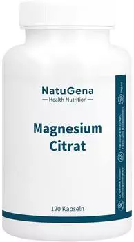 NatuGena Magnesium-Citrat von - 120 Kapseln 120 Kapseln