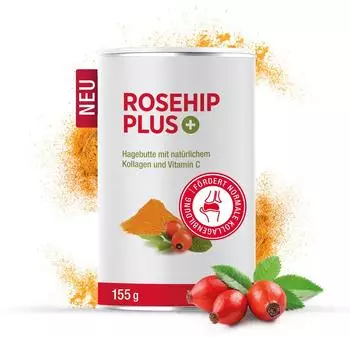 Cellavent Rosehip Plus + Kollagen und Vitamin C Pulver 155g